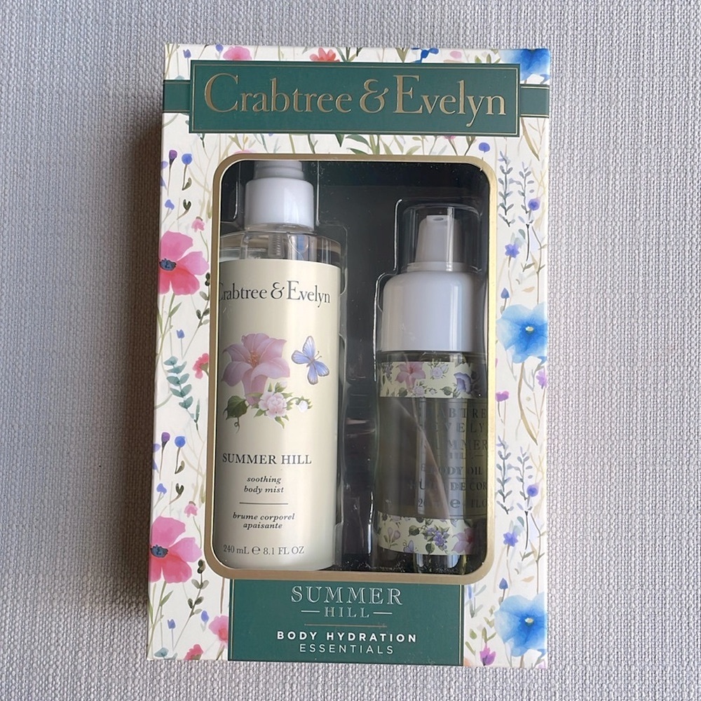 Crabtree & Evelyn SUMMER HILL body hydration essentials gift set